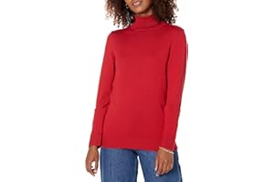 Amazon Essentials Donna Maglione A Collo Alto E Maniche Lunghe Leggero con vestibilità Classica (Taglie Forti Disponibili)