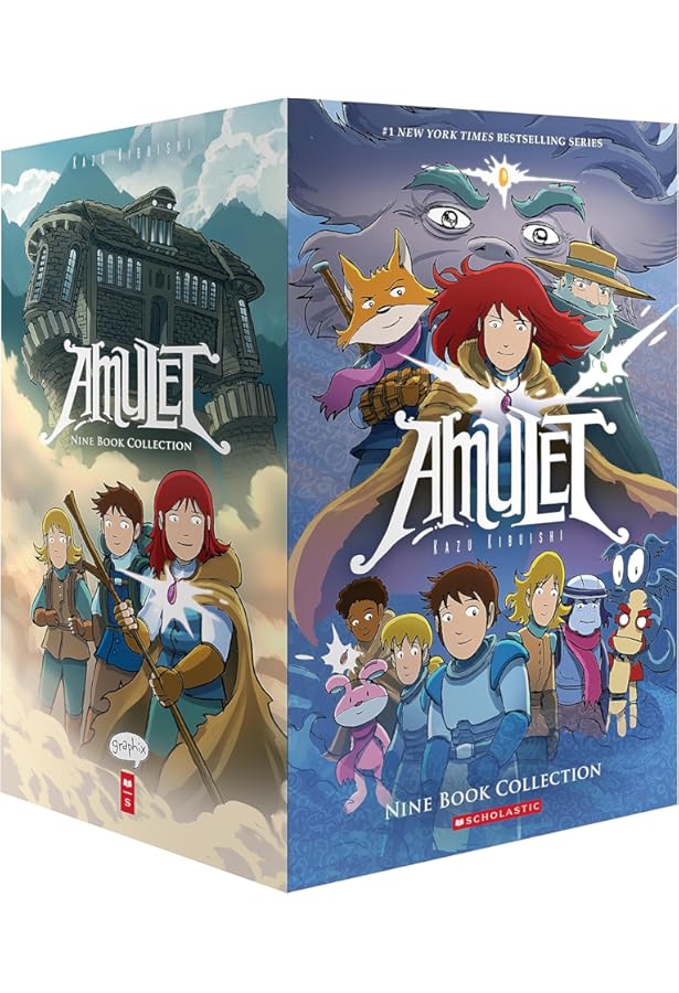 Amulet Box set 1-8 Graphix : Kibuishi, Kazu: Amazon.pl: Książki