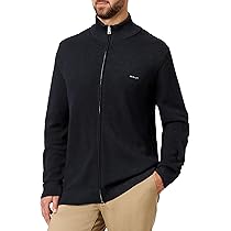 GANT Cotton Pique Zip Vest Men's Vest, Racing Green