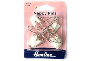 HEMLINE Epingles à Nourrice Sûreté avec Sécurité x 6