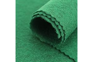 ALMACENES CASA ANGEL TELA FIELTRO ACRÍLICO COLORES LISOS 90cm DE ANCHO (VERDE BOSQUE, 3 METROS)