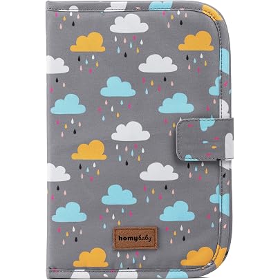 Funda Para Carné De Maternidad - Portadocumentos De Fieltro, 20x15 Cm, Con Compartimentos Y Cierre Elástico