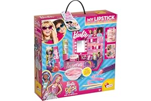 Lisciani - Barbie My Lipstick Colour Change - Jeu Créatif et Amusant - Coffret Ludique - Création de Rouge à Lèvres qui Changent de Couleurs - Pour Filles A partir de 5 ans