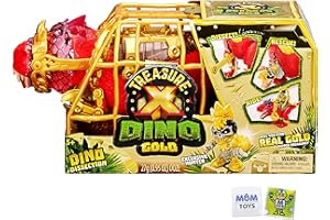 MOTIONRUSH Treasure X Dino Gold Dissection de Dinosaures – T-Rex Dino Unboxing Adventure Bundle – Les Styles Peuvent Varier avec 2 Autocollants My Outlet Mall