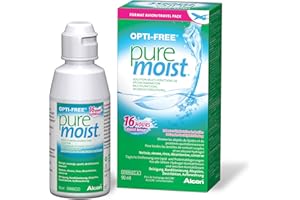 Opti-Free puremoist – Soluzione di manutenzione per lenti – formato viaggio 90 ml