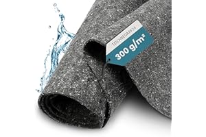 TeichVision - Pool fleece, pond fleece, pond protection fleece, protective fleece for pond, pool or swimming pool, grey