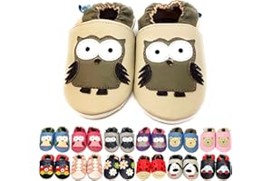 MiniFeet Premium Soft Leather Baby Shoes - Buy 4 Pairs & GET 1 of Them for Free ! - Toddler Shoes - 0-6 Months to 4-5 Years
