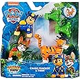 Paw Patrol: Jungle Pups Chase, Tracker & Tiger Action Figures with Projectile Launcher, Kids’ Toys for Boys and Girls Aged 3 and Up