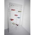 Vitrina De Metacrilato Transparente Con Fondo Espejo – 75x50x5 Cm, Para 40 Coches Escala 1/43 – Incluye Tapa Antipolvo Y Anclaje De Pared