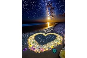 Lunyloer Diamond Painting, DIY Full Diamant Malen nach Zahlen, Diamant Strass Kristall Stickerei Kreuzstich Leinwand Bilder Painting nach für Home Wand Décor 30x40cm