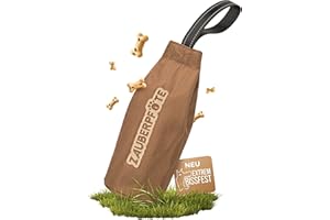 ZAUBERPFOTE Futterbeutel 'Joy' - Mit wasserfestem YKK® Reißverschluss - Apportierbeutel für Hundetraining - Ideal für Leckerlies – Praktische & robuste Leckerlitasche für Hunde