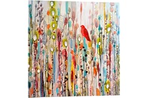 Posterlounge Die Reise des Lebens Acrylglasbild von Sylvie Demers 40 x 40 cm Bunt Aquarell Malerei Wanddeko