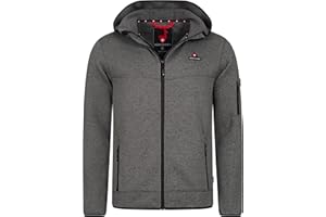 HÖHENHORN Tacul Giacca da Trekking in Pile da Uomo con Zip Intera…