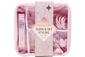 REVOLUTION BEAUTY LONDON Revolution Hair Sleek & Set Styling Geschenkset, All-in-One Styling-Set mit Clips, Haargummis, Gel & Mehr