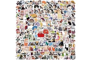 NEULEBEN Fantastici adesivi 200 pezzi, adesivi anime misti, adesivi in vinile impermeabili in stile giapponese classico popolare per laptop, bagagli, skateboard, adolescenti