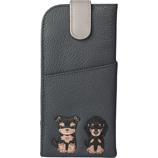 Étui à Lunettes En Cuir Souple Mala Leather - Design Fleurs Et