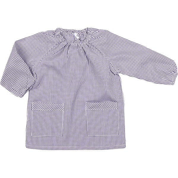 Babi Poncho Escolar KLOTTZ Sin Botones – Bata De Guardería Y Colegio, Cuello Elástico, Mangas Largas Y Bolsillos, Talla 1 Naranja, Fabricado En España