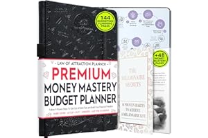 FREEDOM MASTERY Financial Planner & Monthly Budget Planner and Monthly Bill Organizer - 12 Month Journey to Financial Freedom, Monthly Budget Book Planner | Much More Then Just a Budgeting Planner or Finance Planner