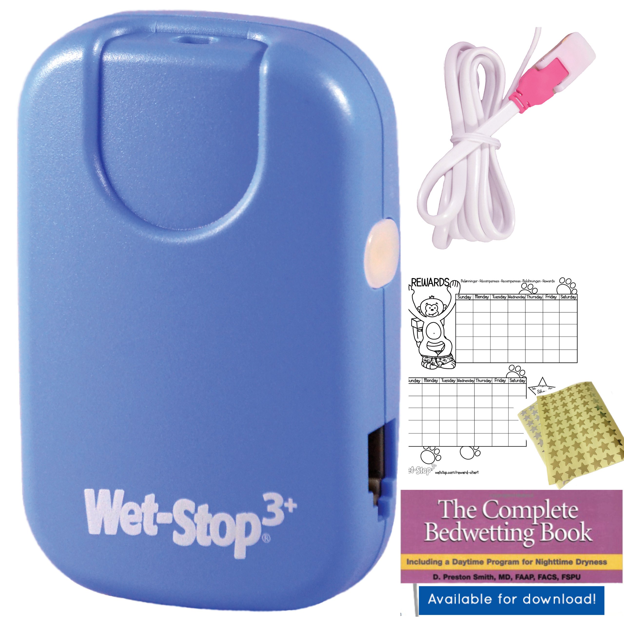 Child Kid Incontinence Bed Wetting Reusable Wireless Alarm Sensor Wet