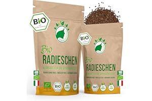 NanaNatura's Bio Radieschen Sprossen Samen 180g | Keimfähige Radieschensamen zur Sprossenzucht | Radies Rambo Rosa Rettich Keimsprossen fürs Sprossenglas