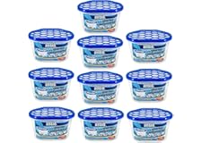 ANSIO Dehumidifier 500ml Pack of 10 Condensation Remover Moisture Absorber Dehumidifiers for Damp, Mould, Moisture in Home, K