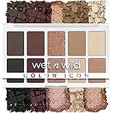 wet n wild Renk Simgesi 10-Pan G&ouml;z Farı Makyaj Paleti, Kahverengi &Ccedil;ıplak Uyanış, Uzun &Ouml;m&uuml;rl&uuml;, Pırıltılı, Metalik, Parıltılı, 