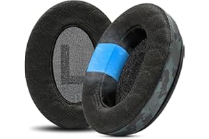 WC Freeze V2 Cloud Alpha – kątowe chłodzące żelowe nauszniki kompatybilne z HyperX Cloud Alpha i innymi, firmy Wicked Cushions | Kątowe nauszniki zapewniające wyjątkowy komfort | Black Camo