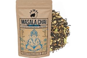 ‎NANANATURA NanaNatura's MASALA CHAI VANILLE TEE 100g | perfekt für Tee, Chai-Latte mit Milch oder Iced | köstlicher Schwarztee mit aromatischen indischen Gewürzen & Vanillearoma | wärmend & energetisierend