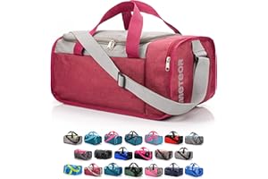 Sac de Sport 20 L / 40 L Grande capacité – Gym, Fitness, Piscine, Voyage – Poche latérale, Double Zip, bandoulière – Torbes Meteor Cabine Ryanair/EasyJet