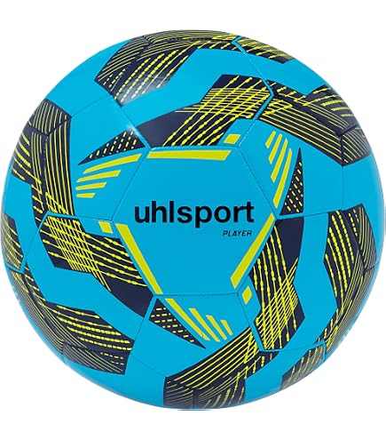 Uhlsport Nation Ball Brazil Pallone Da Calcio – 5, 35 Pannelli, Cucitura A Macchina, Butile Per Bassa Perdita Di Pressione (Giallo/Verde/Royal)