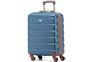 Flight Knight Lightweight 4 Wheel ABS Hard Case Suitcases Cabin Carry On Hand Luggage Approved for Over 60 Airlines Including easyJet, Jet2 & Maximum Size for Ryanair (Priority) 55x40x20cm