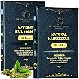 The Ayurveda Rituals - Natural Hair Colour Black For Women & Men | 100% Natural | Ammonia & PPD Free | Herbal Organic Hair Colour | Plant Based -Nature Henna Powder | No Harmful Chemicals | 9 Organic Ayurvedic Extracts | Black Pack of 2 (200gm)