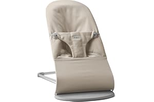 BabyBjörn Hamaca Bliss, Tejido jaspeado, Beige claro