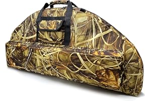 Silfrae Compound Bow Case Soft Bow Padded Case Light-Weight Bow Carry Bag with Arrow Pocket