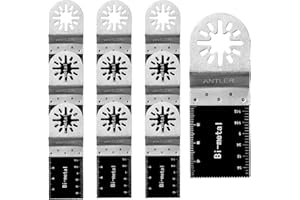 10x 35mm Antler Bi Cuchillas De Metal Fein Multimaster Bosch Makita Milwaukee Multiherramienta Oscilante AB35BM