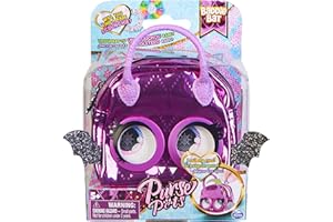 Purse Pets Mikro- nietoperz - Mini torebka w formacie towarzysza - małe zwierzę do zawieszenia lub pasa - Porusza oczy - 6064314 - Zabawka dla dzieci w wieku 5 lat
