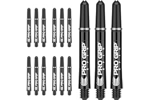 ‎TARGET DARTS Target Darts 5 x Sätze Pro Grip Spin Dart Stiele - 15 Dartschäfte Insgesamt