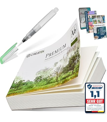Hahnemühle BURGUND Aquarellblock, 20 Blatt, 250g rau