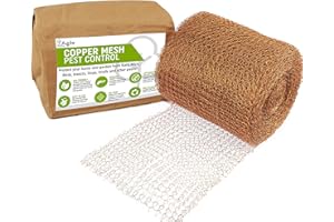 AGILE HOME AND GARDEN Agile Copper Mesh Snail and Slug Repellent -10m/30ft- Rodent Mesh and Mice Deterrent for Rat Proofing - Pure Copper Mouse Mesh Rodent Control - Rat Mesh and Rodent Seal for Pest Exclusion - Wire Mesh