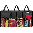 SURDOCA Car Boot Organiser, 3rd Gen Car Boot Storage, Universal Car Boot Tidy, Car Back Seat Organiser with 8 Large Pockets