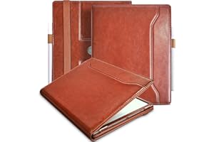 E NET-CASE Etui na Onyx Boox GO 10,3" ePaper - etui ze skóry PU z paskiem na rękę/uchwytem na długopis i funkcją automatycznego uśpienia (brązowe)