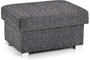 Honeypot - Sofa - Wilcot - Corner Sofa - 3 Seater - 2 Seater - Grey Fabric (Footstool)