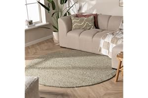 ‎FRAAI | HOME & LIVING FRAAI | Home & Living Wollteppich Rund - Feline Olivgrün Wolle - Flachgewebe - Einfarbig - Modern, Skandinavisch - Wohnzimmer, Esszimmer, Schlafzimmer - Carpet
