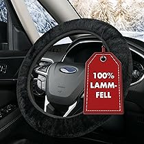 Coprisedile In Pelle D'Agnello Walser Trish - Morbido E Traspirante Per Auto, Colore Beige