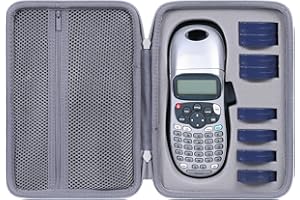 co2CREA Dur Étui de Voyage Rigide Housse Cas Coque pour Dymo LetraTag LT-100H / LT-100H Plus Machine à étiquettes portative