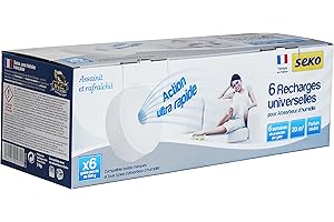 Seko Lot de 6 galets percés 500g Neutre