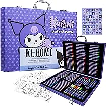 Hello Kitty Kuromi Art Set For Kids, Drawing Colouring Stationery Anime - View #9