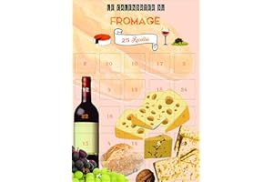 CALENDRIER EVENEMENT Calendrier de l'avent du Fromage - 25 RECETTES au fromage - Calendrier IMAGES et TEXTES en FRANCAIS - Made in FRANCE
