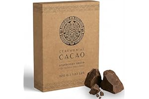 SEMVETA SPIRIT AND BODY Ecuadorian Ceremonial Cacao Paste 500G - Nacional Bean - The World's Oldest Drinking Chocolate - Pure Ceremonial Cacao Block