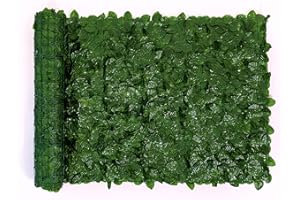 MERIDIANA STORE Meridiana - Siepe Finta Artificiale Ornamentale Rotolo Frangivista Frangivento 1680 Foglie Foglia Finta Prato Lauro Osmantus Sintetica Anticaduta Ringhiera Terrazzo Balcone Giardino (1 x 3 Mt)